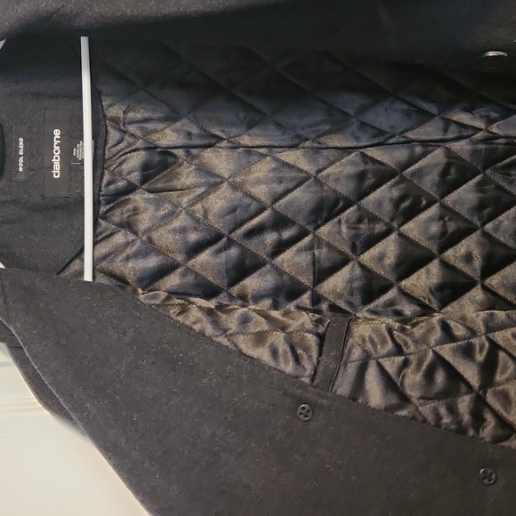 Men's black peacoat - Picture 5 of 6